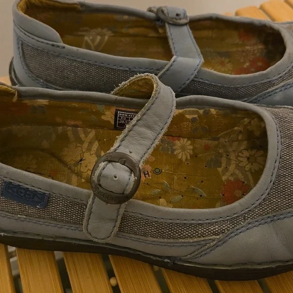 Keen ice blue suede Mary Janes - Picture 3 of 8
